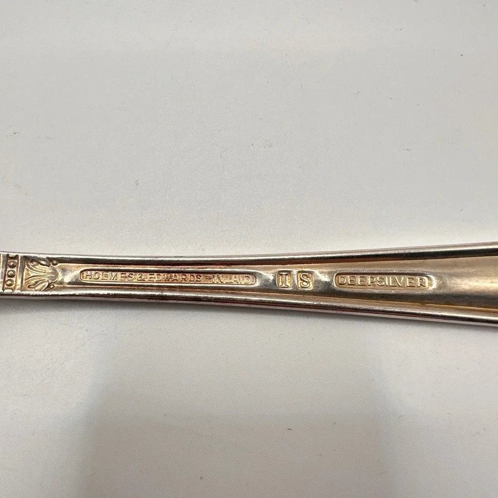 Holmes & Edwards Silver Danish Princess Inlaid IS Spoon Vintage Silverplate